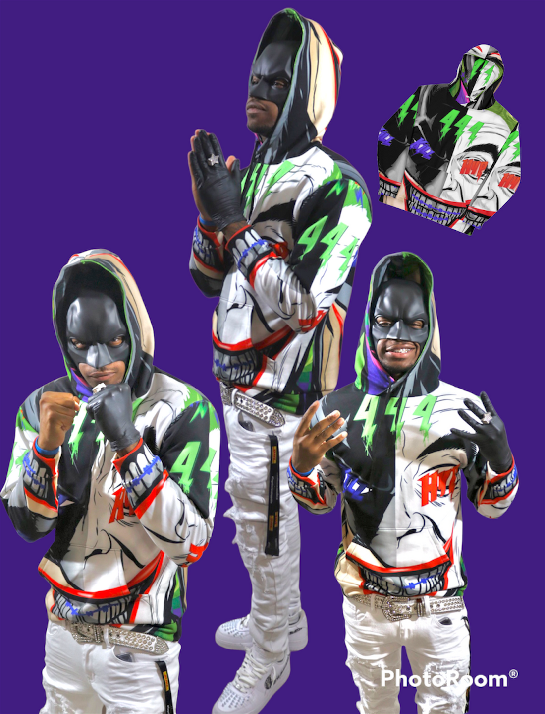 New Kill4hyp hoodie Batman vs. Joker