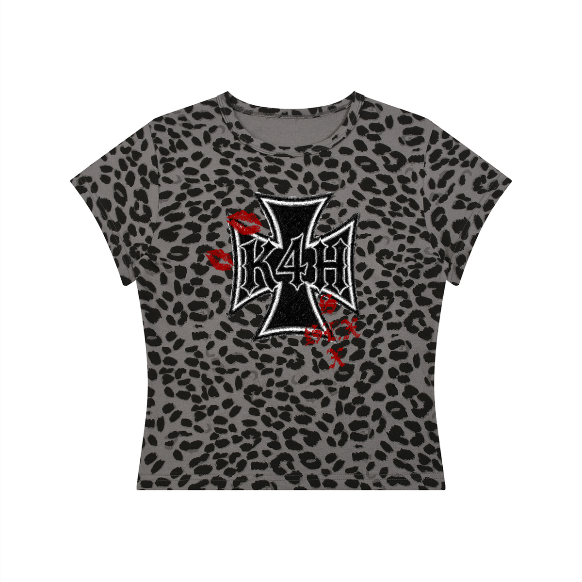 Leopard Crop T-Shirt