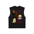 Tank top,Summer,Distressed