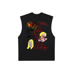 Tank top,Summer,Distressed