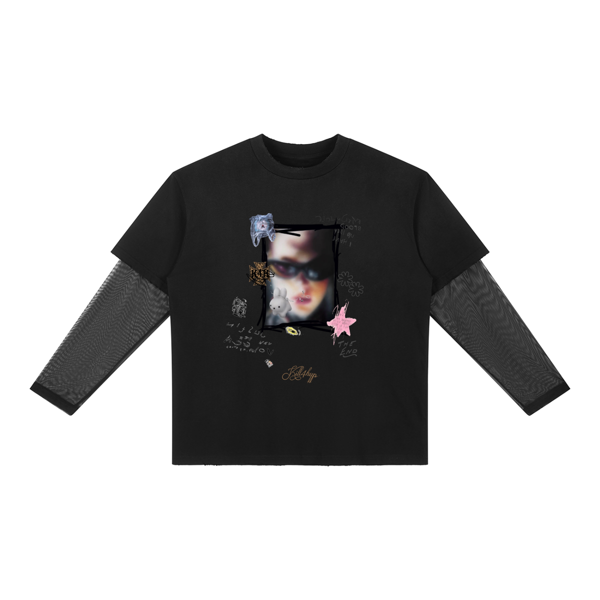 The Matrix net sleeve T-Shirt