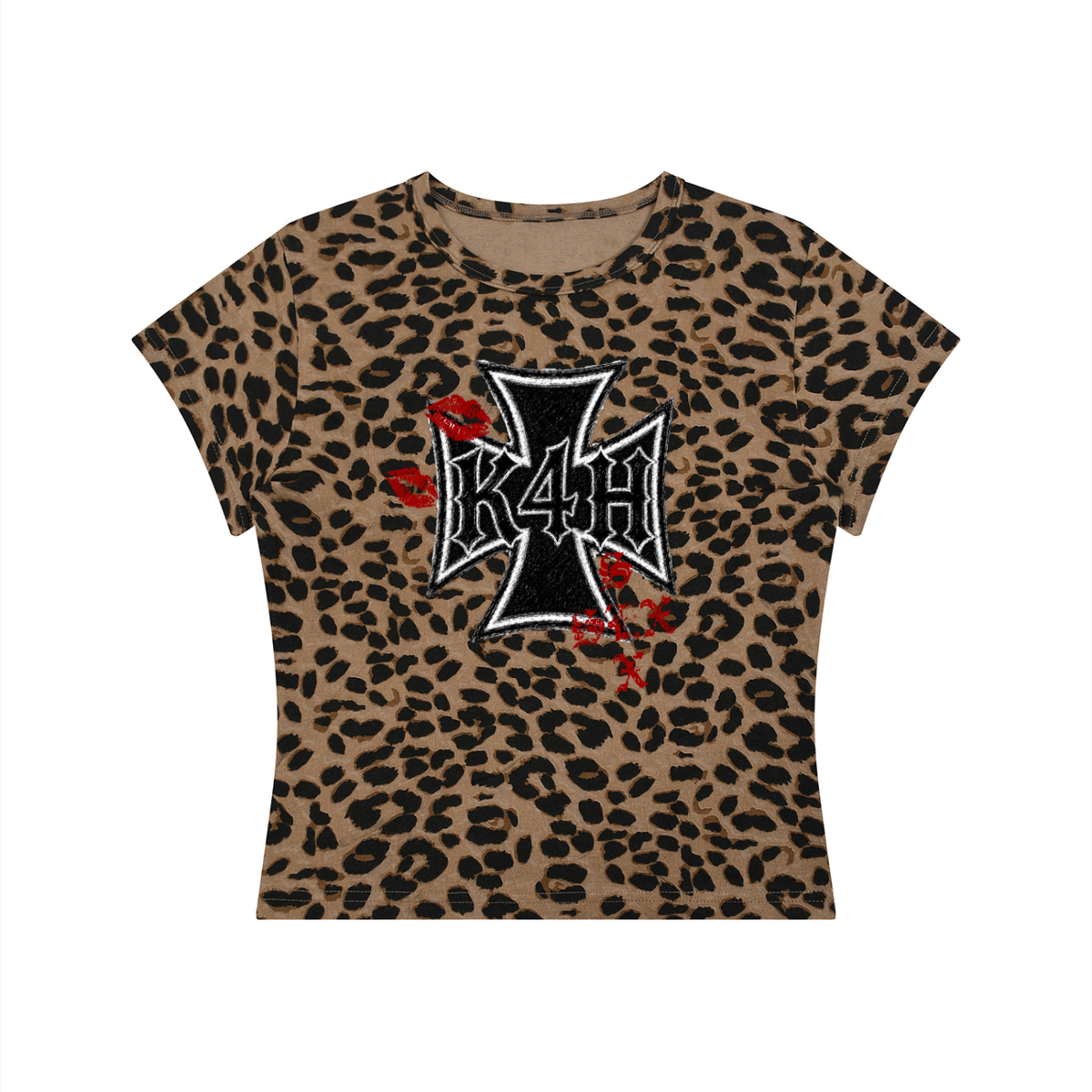 Leopard Crop T-Shirt
